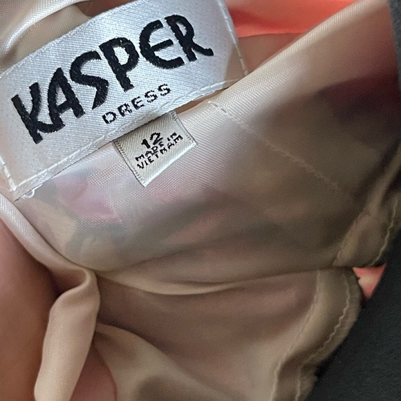 Kasper Dress Floral V Neck Midi Size 12 - Picture 9 of 9